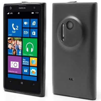 „Jelly Case“ tamsintas - matinis Nokia Lumia 1020 dėklas (dėkliukas) / Priedai.lt