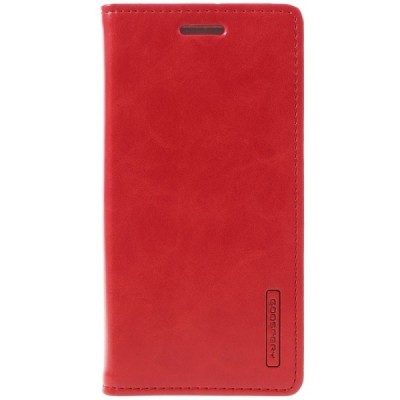 Mercury Blue Moon Samsung Galaxy A3 (2016) atvērams sarkans ādas maciņš / Vacins.lv