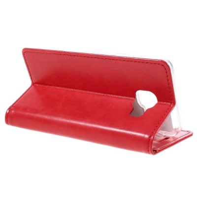 Mercury Blue Moon Samsung Galaxy A3 (2016) atvērams sarkans ādas maciņš / Vacins.lv