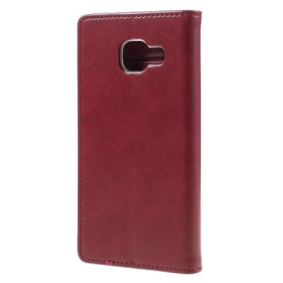 Mercury Blue Moon atverčiamas Samsung Galaxy A3 (2016) bordo odinis dėklas - piniginė / Priedai.lt