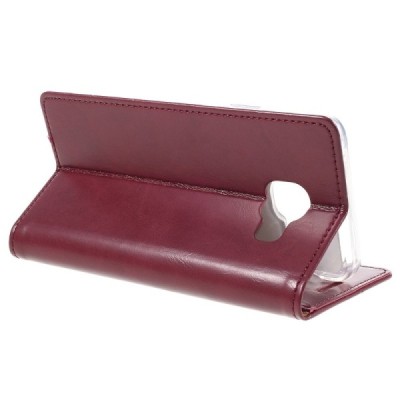 Mercury Blue Moon atverčiamas Samsung Galaxy A3 (2016) bordo odinis dėklas - piniginė / Priedai.lt