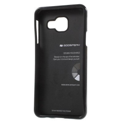 Samsung Galaxy A3 (2016) Mercury melns cieta silikona (TPU) apvalks / vacins.lv