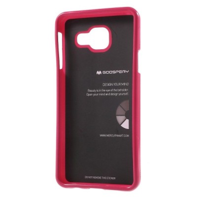 Samsung Galaxy A3 (2016) Mercury tumši rozs cieta silikona (TPU) apvalks / vacins.lv