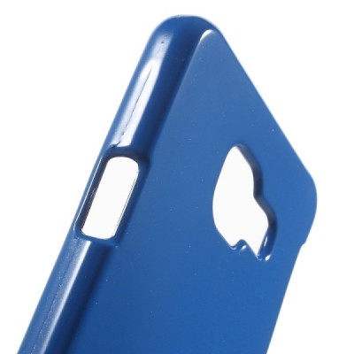 Samsung Galaxy A3 (2016) Mercury tumši zils cieta silikona (TPU) apvalks / vacins.lv