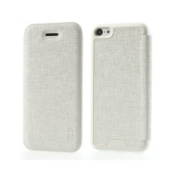 „JZZS“ atverčiamas dėklas - baltas (iPhone 5C)