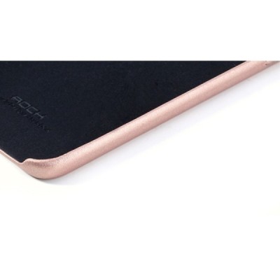 Samsung Galaxy A5 2016 (A510) „Rock“ Slim Leather ādas zelta apvalks / Vacins.lv