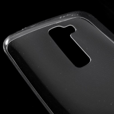 LG K10 (K420N) skaidrus (permatomas) kieto silikono TPU ploniausias pasaulyje bespalvis dėklas / Priedai.lt