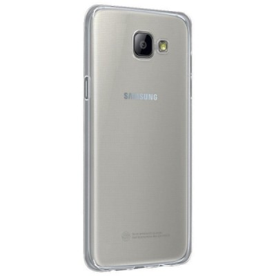 Samsung Galaxy A5 2016 (A510) dzidrs (caurspīdīgs) cieta silikona TPU pasaulē planākais pelēks apvalks / Vacins.lv