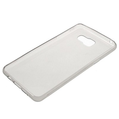 Samsung Galaxy A5 2016 (A510) dzidrs (caurspīdīgs) cieta silikona TPU pasaulē planākais pelēks apvalks / Vacins.lv