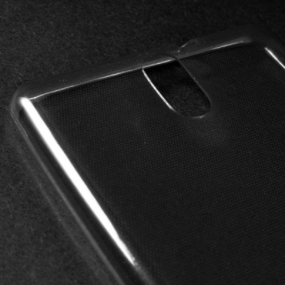 Sony Xperia C5 Ultra dzidrs (caurspīdīgs) cieta silikona TPU pasaulē planākais pelēks apvalks / Vacins.lv