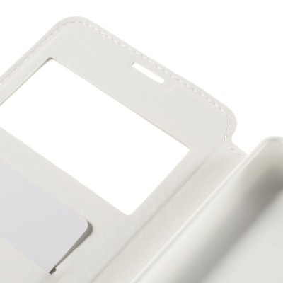 Sony Xperia C5 Ultra Roar Noble ādas atvēramais balts futrālis / Vacins.lv