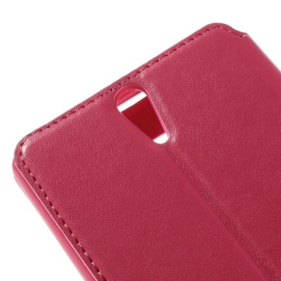 Sony Xperia C5 Ultra Roar Noble ādas atvēramais rozs futrālis / Vacins.lv