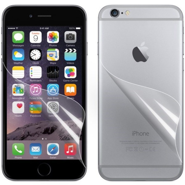 „ISME“ apsauginės ekrano ir nugarėlės plėvelės - skaidrios (iPhone 6 / 6s)