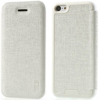 Baltas „Dolit“ JZZS atverčiamas Apple iPhone 5C dėklas (dėkliukas) / Priedai.lt