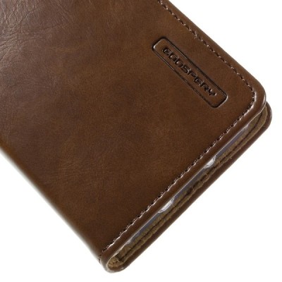 Mercury Blue Moon iPhone 5c atvērams brūns ādas maciņš / Vacins.lv