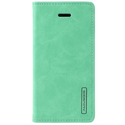 Mercury Blue Moon iPhone 5c atvērams piparmētru ādas maciņš / Vacins.lv