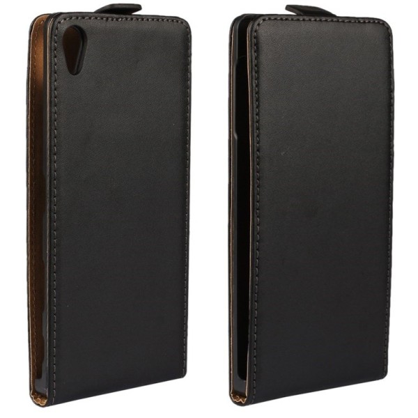 Klasikinis atverčiamas dėklas - juodas (Xperia Z5 Premium)