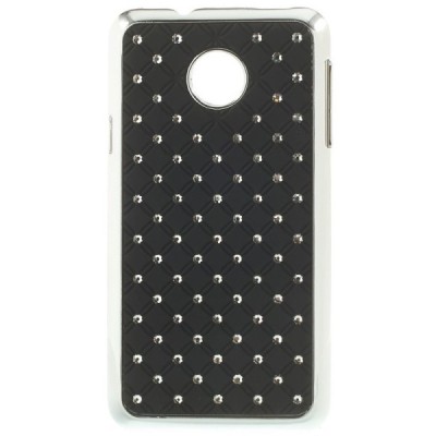 Huawei Ascend Y330 elegants melns apvalks ar spīduļiem / Vacins.lv