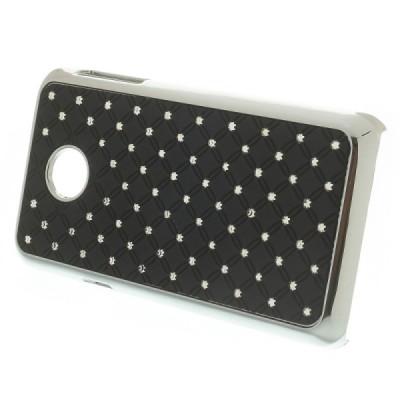 Huawei Ascend Y330 elegants melns apvalks ar spīduļiem / Vacins.lv