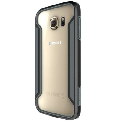 Samsung Galaxy S6 Nillkin Slim melns rāmis (sānu apmale, bamperis) / Vacins.lv