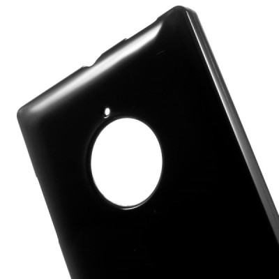 Nokia Lumia 830 cieta silikona (TPU) melns apvalks / vacins.lv
