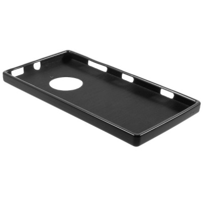 Nokia Lumia 830 cieta silikona (TPU) melns apvalks / vacins.lv