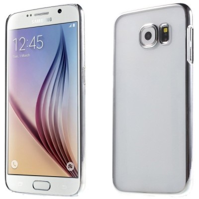 Samsung Galaxy S6 (G920) dzidrs (caurspīdīgs) sudrabs plastmasas apvalks / Vacins.lv