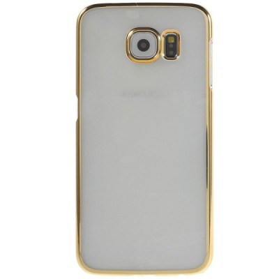 Samsung Galaxy S6 (G920) dzidrs (caurspīdīgs) zelta plastmasas apvalks / Vacins.lv