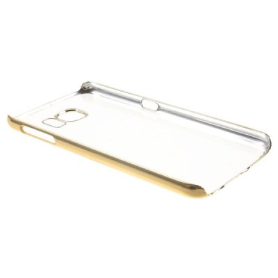 Samsung Galaxy S6 (G920) dzidrs (caurspīdīgs) zelta plastmasas apvalks / Vacins.lv