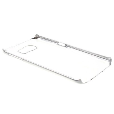 Samsung Galaxy S6 Edge (G925) dzidrs (caurspīdīgs) sudrabs plastmasas apvalks / Vacins.lv