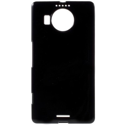 Nokia Lumia 950 XL cieta silikona (TPU) melns apvalks / vacins.lv