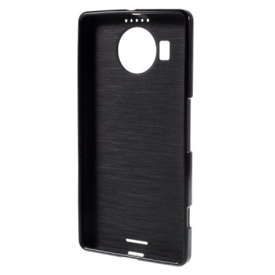 Nokia Lumia 950 XL cieta silikona (TPU) melns apvalks / vacins.lv