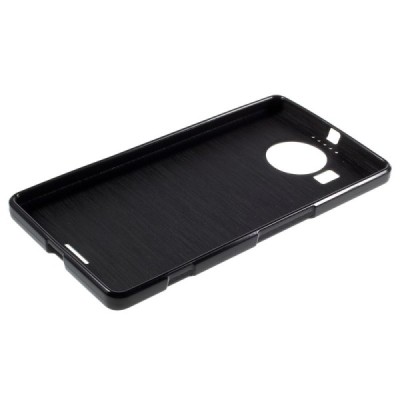 Nokia Lumia 950 XL cieta silikona (TPU) melns apvalks / vacins.lv