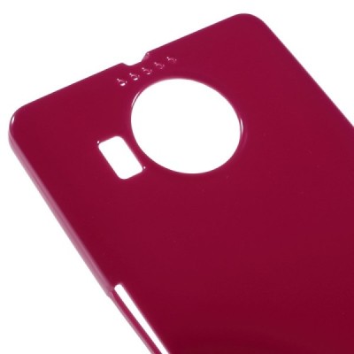 Nokia Lumia 950 XL kieto silikono TPU baltas raudonas - nugarėlė / Priedai.lt