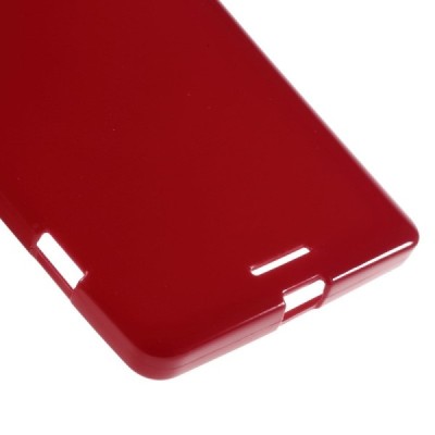 Nokia Lumia 950 XL kieto silikono TPU baltas raudonas - nugarėlė / Priedai.lt