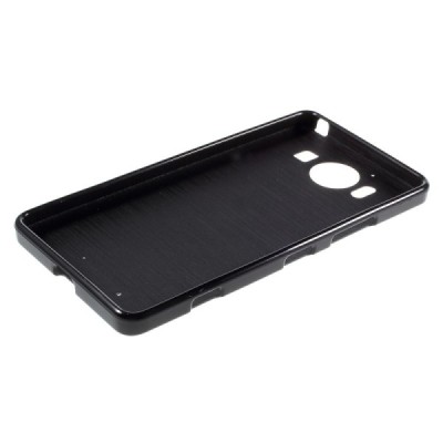 Nokia Lumia 950 cieta silikona (TPU) melns apvalks / vacins.lv