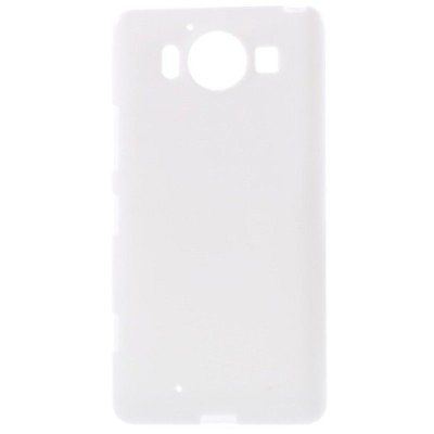 Nokia Lumia 950 cieta silikona (TPU) balts apvalks / vacins.lv