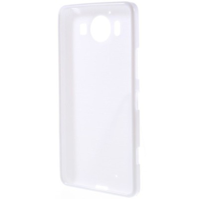 Nokia Lumia 950 cieta silikona (TPU) balts apvalks / vacins.lv