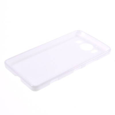 Nokia Lumia 950 cieta silikona (TPU) balts apvalks / vacins.lv