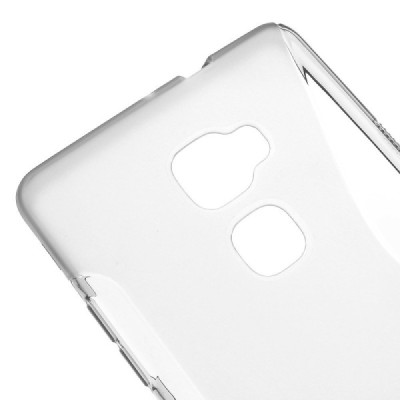 Huawei Mate S kieto silikono TPU skaidrus pilkas dėklas - nugarėlė / Priedai.lt