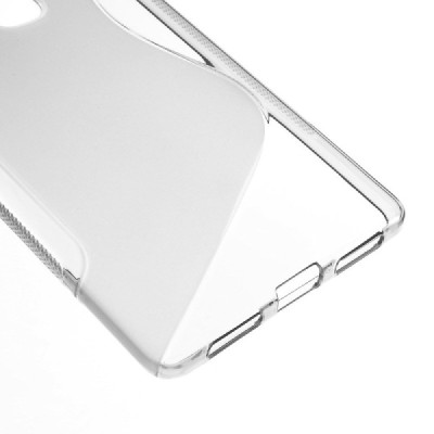 Huawei Mate S kieto silikono TPU skaidrus pilkas dėklas - nugarėlė / Priedai.lt