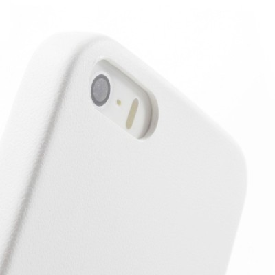 Apple iPhone 5s Slim Leather balts ādas itin plāns apvalks / Vacins.lv