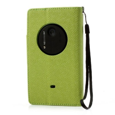 MLT atvēramais Nokia Lumia 1020 zaļš futrālis - maciņš / Vacins.lv