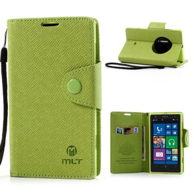 MLT atvēramais Nokia Lumia 1020 zaļš futrālis - maciņš / Vacins.lv