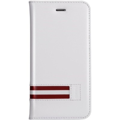 Prabangus „Comma“ odinis atverčiamas baltas Apple iPhone 6 Plus (6s Plus) dėklas / Priedai.lt