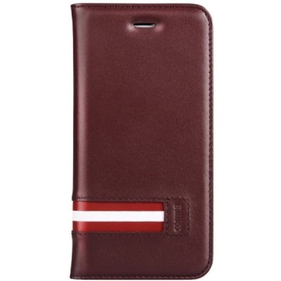 Prabangus „Comma“ odinis atverčiamas tamsiai rudas Apple iPhone 6 Plus (6s Plus) dėklas / Priedai.lt