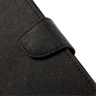 Sony Xperia J „Mercury“ atvērams brūns/melns ādas futrālis - maciņš / Vacins.lv