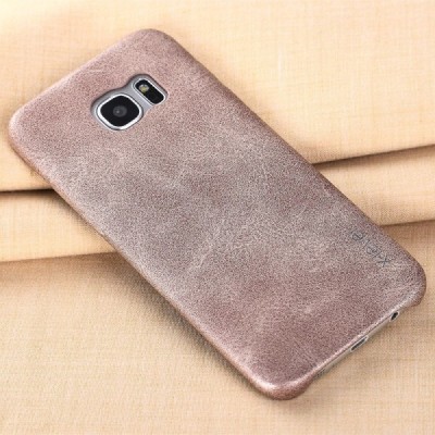 „X-Level“ Vintage Samsung Galaxy S7 Edge G935F smilšains ādas apvalks / Vacins.lv