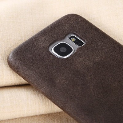 „X-Level“ Vintage Samsung Galaxy S7 Edge G935F brūns ādas apvalks / Vacins.lv