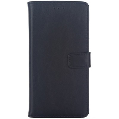 Samsung Galaxy A5 2016 (A510F) atvēramais ādas melns retro maciņš (maks) / Vacins.lv